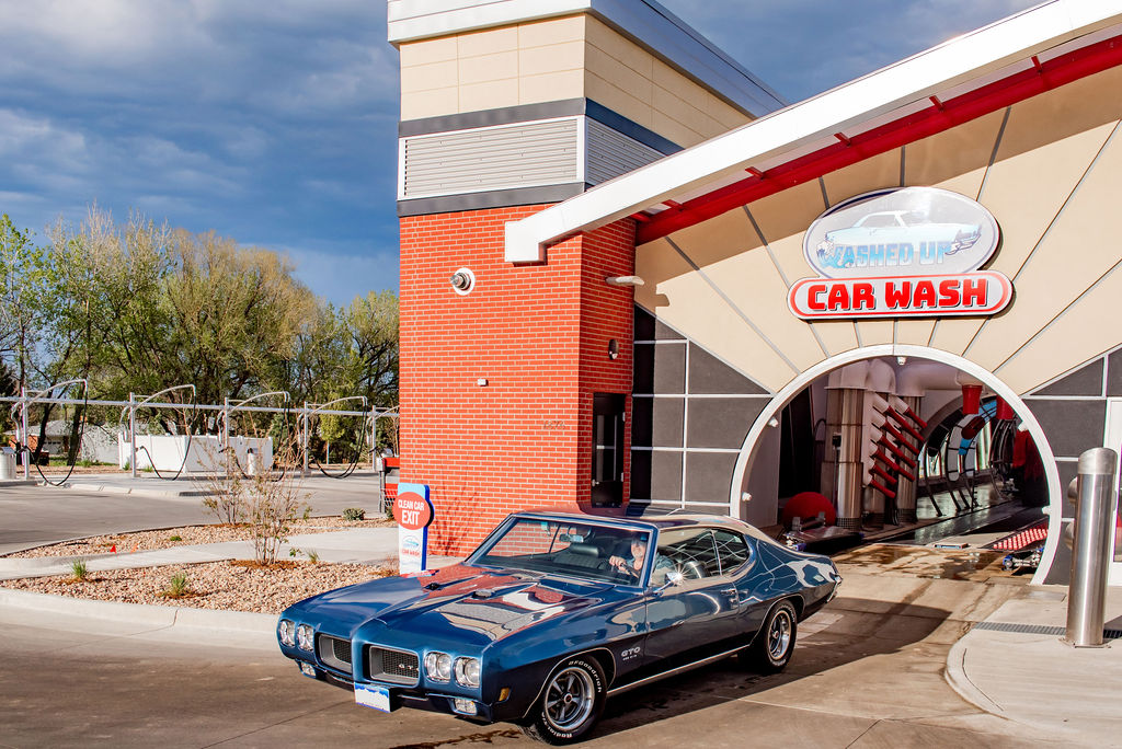 Pontiac GTO exiting the tunnel.